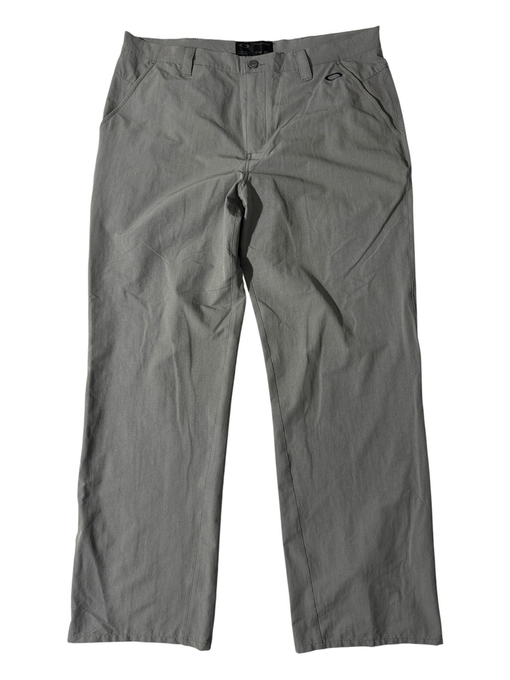 Oakley men’s 40x32 grey solid performance nylon pants EUC